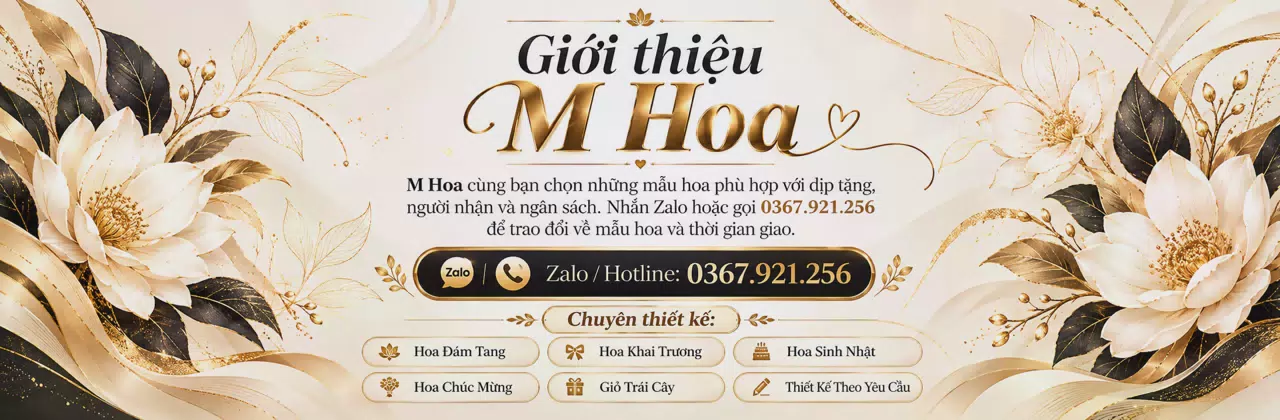 Ảnh bìa Shop hoa tươi Xã Thành Thới Vĩnh Long - Từ lời nhắn đến món hoa vừa ý